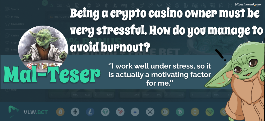 Quotes from casino owner Mal Teser