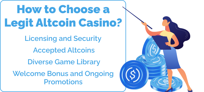 Guidelines for choosing a legal altcoin casino