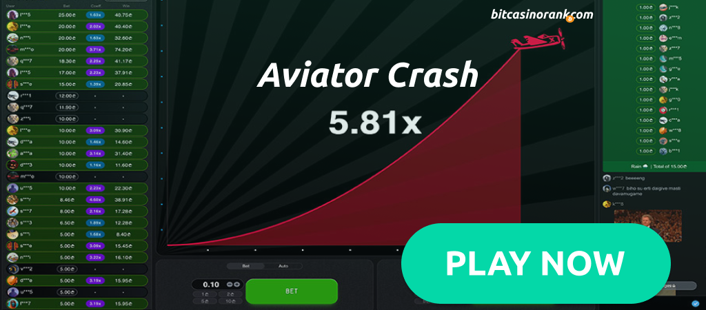 Aviator Crash game gameplay