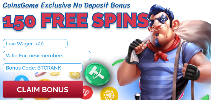 CoinsGame Casino No Deposit Bonus