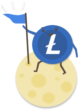 Litecoin is sitting on the Moon